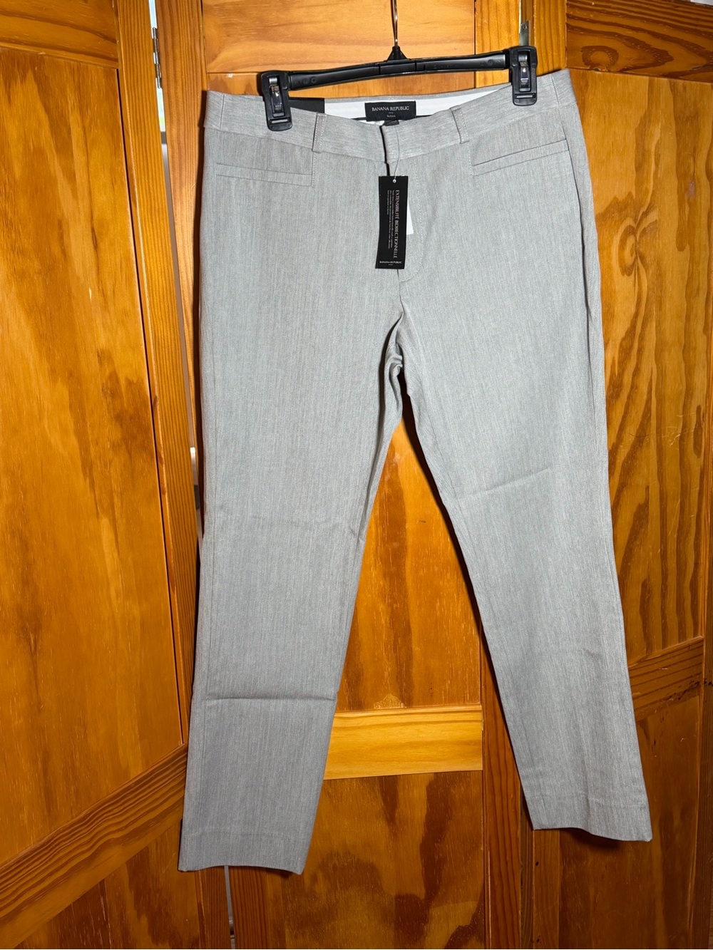 NWT Banana Republic Sloan Pant - Light Gray| Sz 10